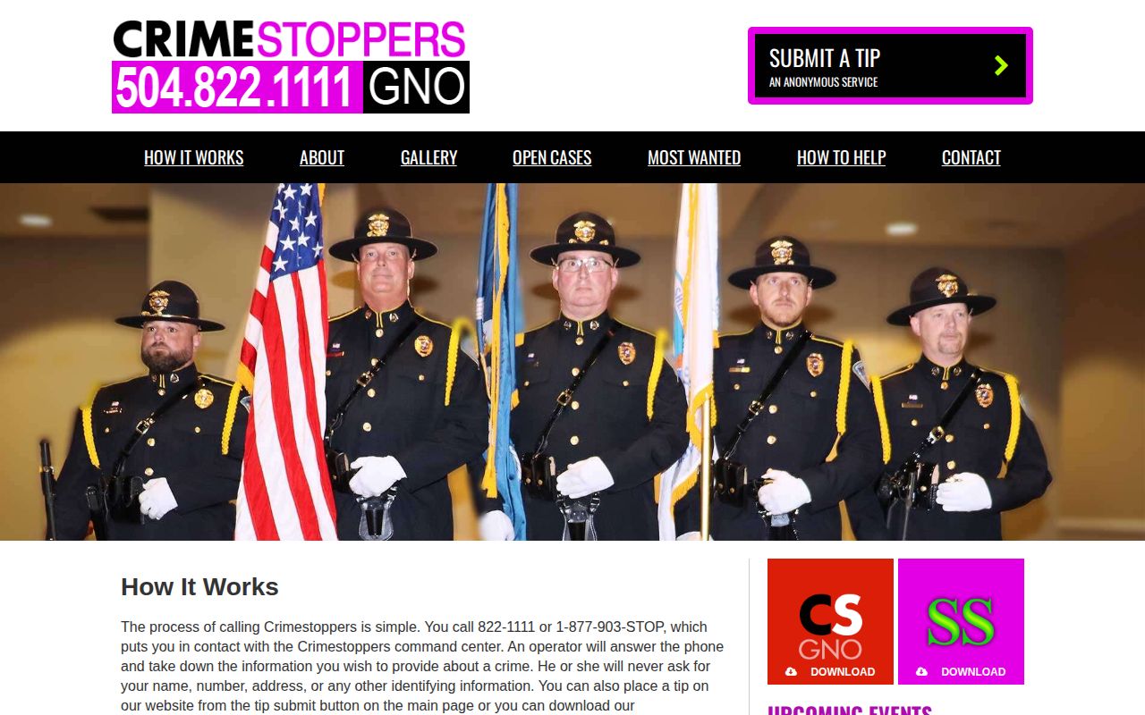 St. Charles Parish wanted-record tip process at Crime Stoppers